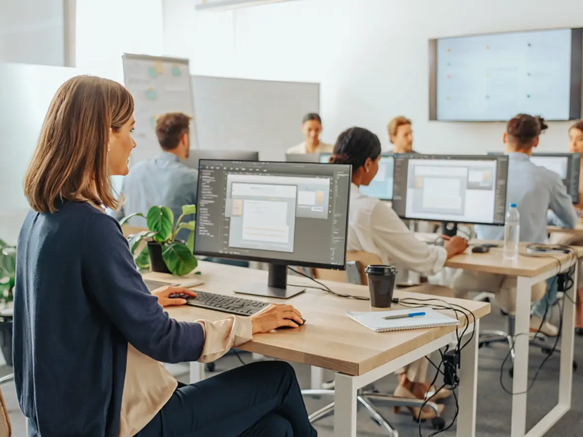 Formation intra-entreprise WordPress avec des salariées en apprentissage